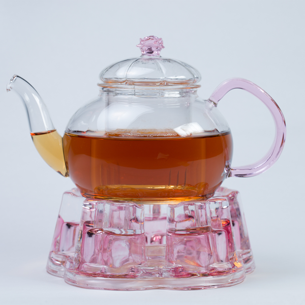 Glass Teapot with Infuser and Warmer Tea Cottage SG