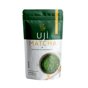 Ceremonial Grade Premium UJI Matcha Powder Sticks - Tea Cottage 