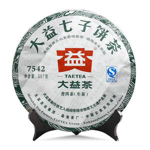 大益 7542 Raw Pu Erh 生普洱 Year 2011 (357g Cake) - Tea Cottage 