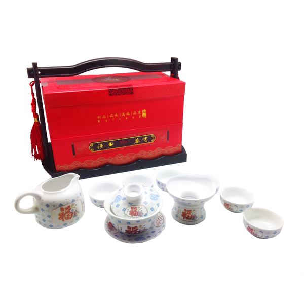 Red Box Set - Tea Cottage